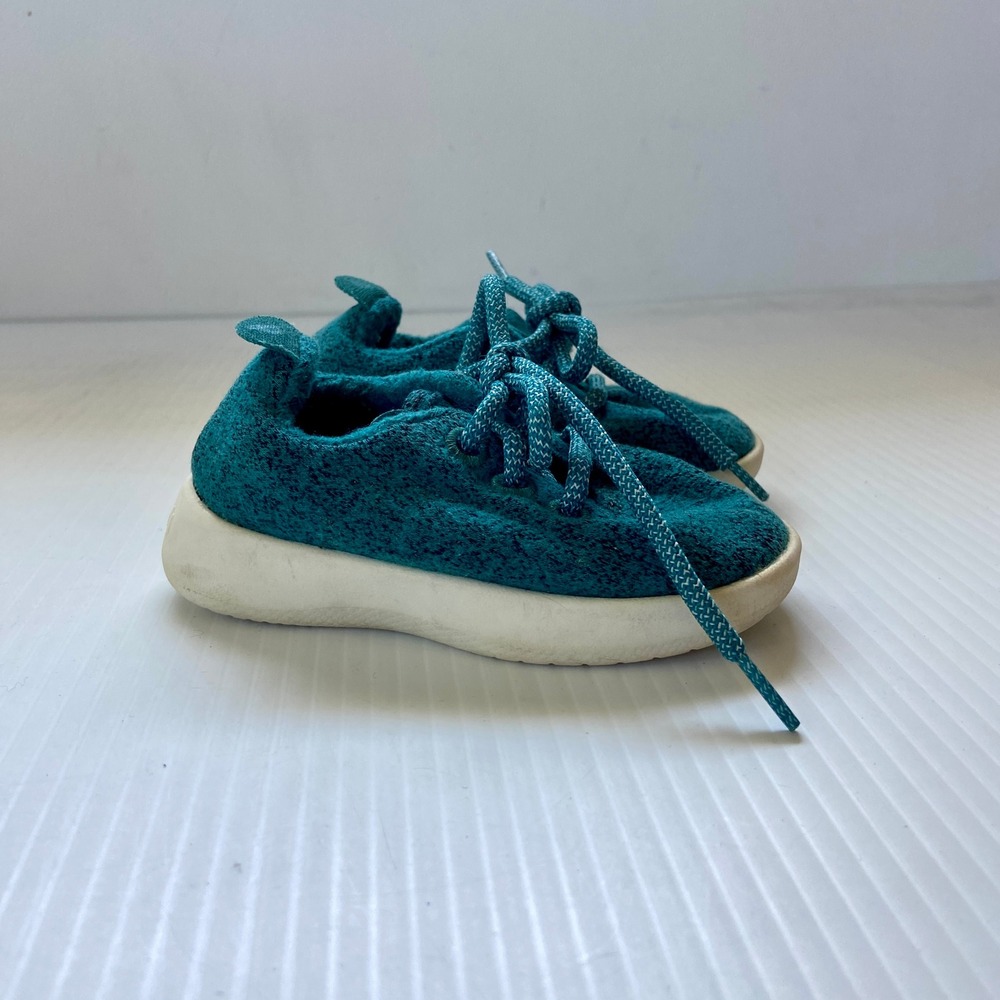 Allbirds Smallbirds Wool Runners Sneakers Teal Toddler Boys Girls Unisex 5‎